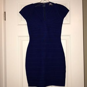 Curve loving royal blue bandage💧 dress